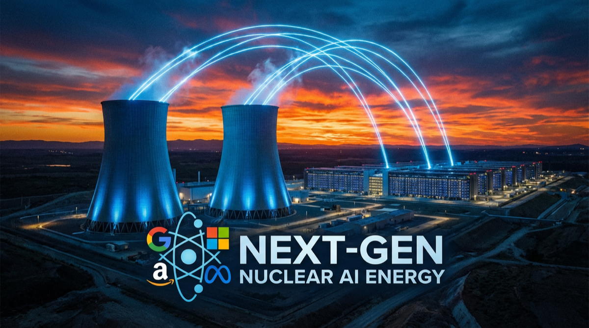 L’AI riscopre il nucleare: Big Tech investono nei reattori per alimentare i data center