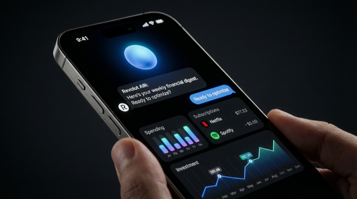 Revolut lancia AIR: l’assistente AI che vuole diventare il tuo copilota finanziario quotidiano