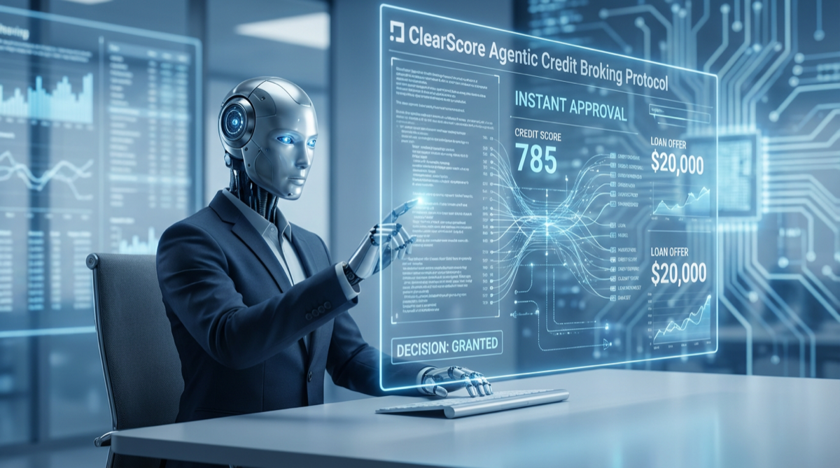 ClearScore lancia il primo protocollo per agenti AI broker del credito