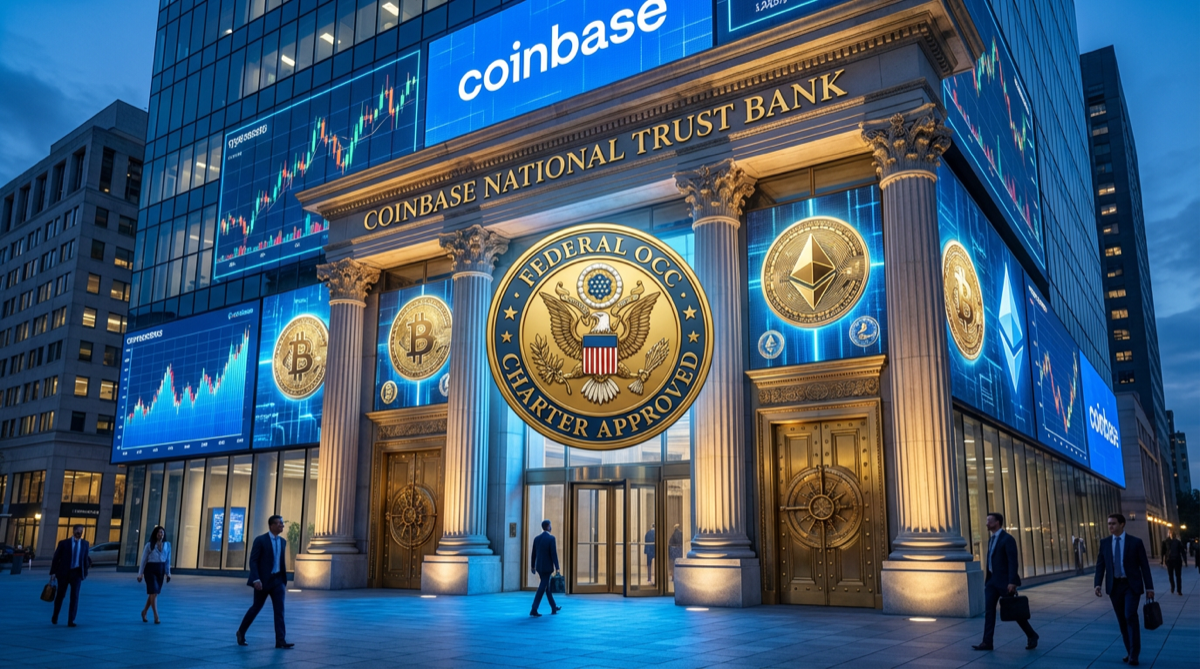 Gli Stati Uniti aprono le porte bancarie a Coinbase: via libera alla National Trust Company crypto